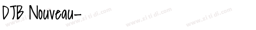 DJB Nouveau字体转换